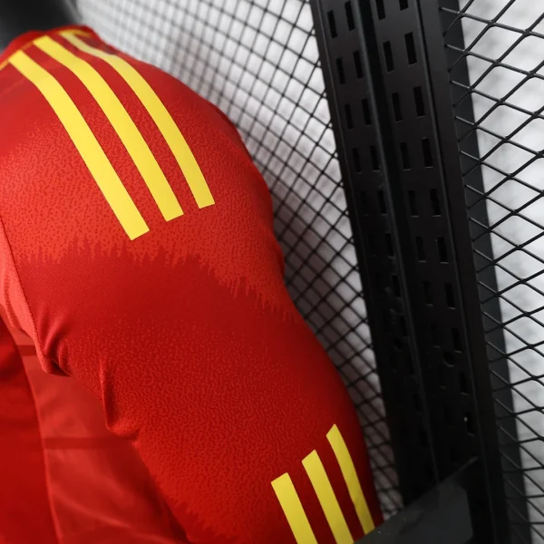 e96bbb3e1d07842aa8d527502ee5d514_1080x.webp 2024 Player Version Spain National Team Home Long Sleeve Football Shirt 1:1 Thai quality