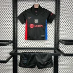 2024/2025 Barcelona Away Football Shirt 1:1 Thai Quality Kids Size (with sponsor)
