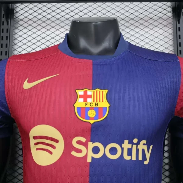 2024/2025 Player Version Barcelona Home Football Shirt 1:1 Thai Quality (With Sponsor)