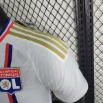 23-24 Player Lyon Home Football Shirt 1:1 Thai Quality