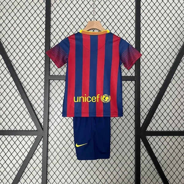 2013/2014 Retro Barcelona Home Football Shirt 1:1 Thai Quality Kids Size