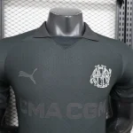 2024/2025 Player Version Olympique de Marseille 125th Anniversary Edition Black Football Jersey 1:1 Thai Quality