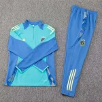 2024/2025 Ajax Half-Pull Training Suit Baby blue Football Shirt 1:1 Thai Quality