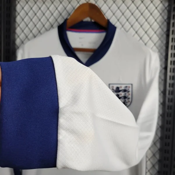 2024 Long Sleeve England Home Football Shirt 1:1 Thai Quality