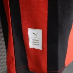 2024/2025 Player Version AC Milan 125th Anniversary Edition Red Long Sleeve Football Shirt 1:1 Thai Quality