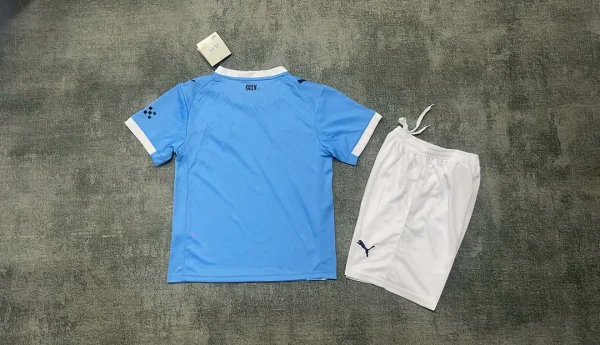 2025/2026 Manchester City Home Football Shirt 1:1 Thai Quality Kids Size