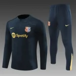 2024/2025 Barcelona Half-Pull Training Royal Blue Jersey Set 1:1 Thai quality