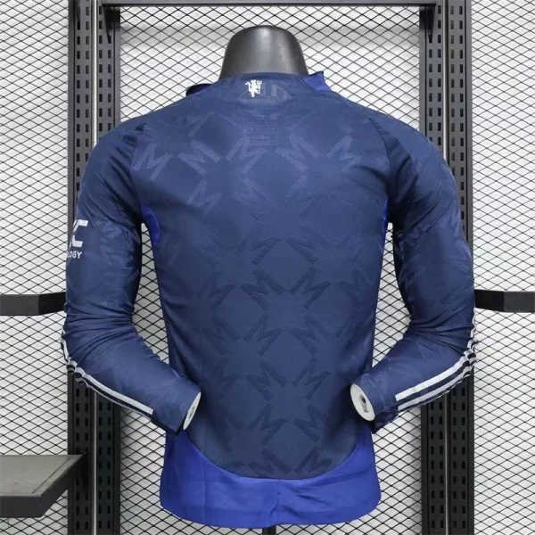 2024/2025 Player Version Manchester United Away Long Sleeve Football Shirt 1:1 Thai Quality