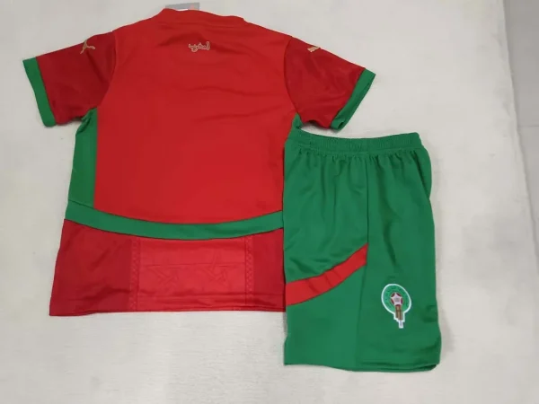 2025 Morocco National Team Home Football Shirt 1:1 Thai Quality Kids Size