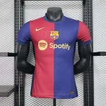 2024/2025 Player Version Barcelona Home Football Shirt 1:1 Thai Quality (With Sponsor)