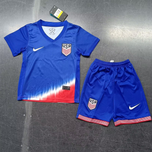 2024 United States National Team Away Football Shirt 1:1 Thai Quality Kids Size