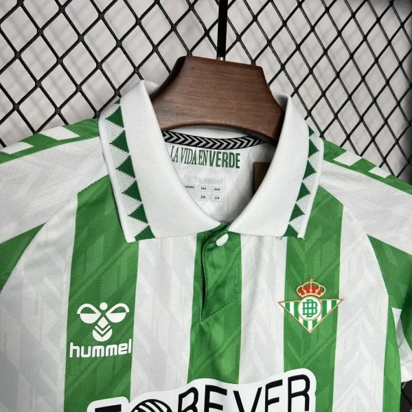 2024/2025 Real Betis Home Football Shirt 1:1 Thai Quality Kids Size