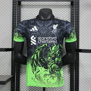 2024/2025 Player Version Liverpool Special Edition Green Black Soccer Jersey 1:1 Thai Quality