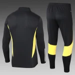 2023/2024 Juventus Half-Pull Training Suit Black Football Shirt 1:1 Thai Quality