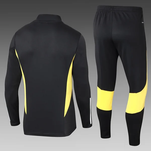 2023/2024 Juventus Half-Pull Training Suit Black Football Shirt 1:1 Thai Quality