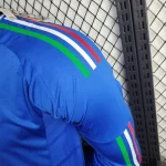 2024 Player Version Long Sleeve Italy Home Soccer Shirt 1:1 Thai Quality