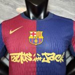 2024/2025 Player Edition Barcelona Family Limited Edition TRAVIS SCOTT Football Shirt 1:1 Thai Quality