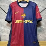 2024/2025 Player Edition Barcelona Family Limited Edition TRAVIS SCOTT Football Shirt 1:1 Thai Quality
